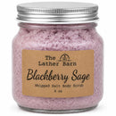 Whipped Salt Body Scrub | Blackberry Sage | 8 oz | The Lather Barn