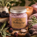 Whipped Salt Body Scrub | Blackberry Sage | 8 oz | The Lather Barn