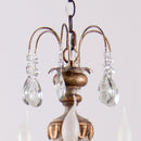 Samiyah 5-Light Rustic Gold Crystal Chandelier