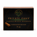 Sandalwood Bourbon Bar Soap | Pack of 6 | 5 oz | Private Oaks Soap Co.