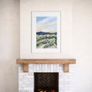 "Sandstone and Wildflowers" Art Print