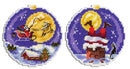 Santa SR-690  Plastic Canvas Counted Cross Stitch Kit