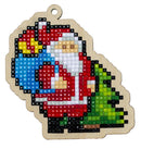 Santa with Gifts WWP310 Diamond Painting on Plywood Kit