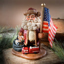 Patriotic Santa Figurine | Bert Anderson Collection