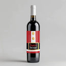 Santas Little Helper Wine Label