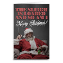 Santa's Sleigh is Loaded Christmas Greeting Card