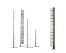 Sapiens Vertical Bookcase by Bruno Rainaldi -  Large Black