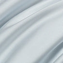 Satin light blue bedding set – solid color bedroom duvet cover