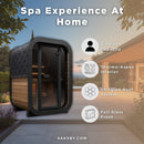 SaunaLife Model CL3G Cube-Series Outdoor 2-Person Home Sauna Kit [SL-MODELCL3G] (SAK23721)