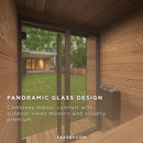 SaunaLife Model GL4 Luxury-Series Outdoor 4-Person Home Sauna Kit [GL4] (SAK21633)