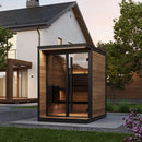 SaunaLife Model GL4 Luxury-Series Outdoor 4-Person Home Sauna Kit [GL4] (SAK21633)