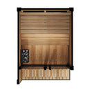 SaunaLife Model GL4 Luxury-Series Outdoor 4-Person Home Sauna Kit [GL4] (SAK21633)