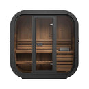 SaunaLife Model CL4G 3-Person Cube-Series Luxury Wooden Outdoor Home Sauna Kit [SL-MODELCL4G] (SAK92610)