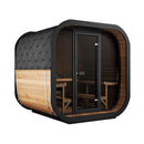 SaunaLife Model CL7G 6-Person Cube-Series Luxury Wooden Outdoor Home Sauna Kit [SL-MODELCL7G] (SAK95274)