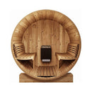 SaunaLife Model E6 Ergo Series 3-Person Thermo-Spruce Backyard Sauna Barrel [SL-MODELE6] (SAK38572)