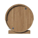 SaunaLife Model E8G Ergo Series 6-Person Outdoor Sauna Barrel With Tempered Glass Front [SL-MODELE8G] (SAK92814)