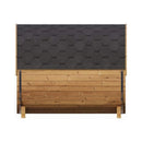 SaunaLife Model E8W Ergo Series 6-Person Outdoor Thermo-Spruce Sauna Barrel [SL-MODELE8W] (SAK92573)