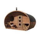 SaunaLife Model G11 8-Person Garden Series Luxury Wooden Outdoor Home Sauna Kit [SL-MODELG11] (SAK72683)