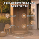 SaunaLife Model R3 Premium Barrel Shower [SL-MODELR3] (SAK82605)