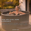 SaunaLife Model S2N/B Premium 2-Person Cold Plunge And Hot Immersion Tub [MODEL-S2N/B] (SAK18296)