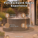 SaunaLife Model S6B 7-Person Soak-Series Home Wood-Burning Hot Tub [SL-MODELS6B] (SAK13679)