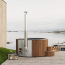 SaunaLife Model S6N 7-Person Soak-Series Home Wood-Burning Hot Tub [SL-MODELS6N] (SAK74815)