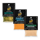 Savory Classics Dip & Cheeseball Mix Trio | Blooming Onion, Loaded Baked Potato & Spinach | GB's Kitchen