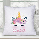 Personalized Kids Unicorn Sequin Throw Pillowcase | Custom Sequin/Mermaid Pillow