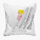 Kids Ballerina Personalized Flip Sequin Decorative Throw Pillowcase