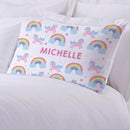 Rainbow Unicorn Personalized Kids Sleeping Pillowcase