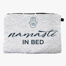 Namaste Custom Flip Sequin Makeup Pouch Bag
