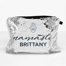 Namaste Custom Flip Sequin Makeup Pouch Bag