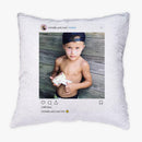 Instagram Photo Personalized Flip Sequin Pillow