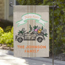 Vintage Truck Easter Personalized Garden Flag