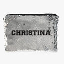 Personalized Name Flip Sequin Makeup, Cosmetics Pouch Bag