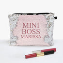 Flip Sequin Makeup Cosmetics Pouch Bag | Personalized with name