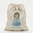 Personalized Princess Character Drawstring Sack