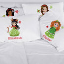 Winter Princess Personalized Kids Sleeping Pillowcase