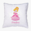 Kids Princess Custom Flip Sequin Decorative Throw Pillowcase