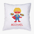 Kids Character Superhero Custom Flip Sequin Decorative Throw Pillowcase
