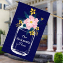 Flower Jar Personalized Home House Flag