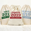 College Custom Large Laundry Drawstring Sack