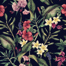 Stylish Exotic Floral Wallpaper