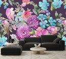 Purple Floral Wallpaper