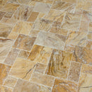 Scabos Antique Pattern Brushed, Chiseled, and Partially Filled - Full Truckload product shot angle view