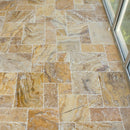 Scabos Antique Pattern Brushed, Chiseled, and Partially Filled - Full Truckload product shot angle view