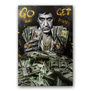 Scarface Canvas Wall Art Print