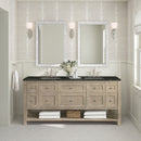 James Martin Breckenridge 72" Double Bathroom Vanity, Whitewashed Oak