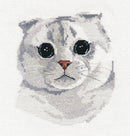 Scottish Fold 1323 Kitten Counted Cross Stitch Kit