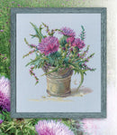 Scottish thistle M722 Counted Cross Stitch Kit
